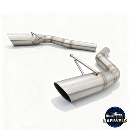 Końcówki wydechu przelotowe Audi A5 F5 2.0 TFSI