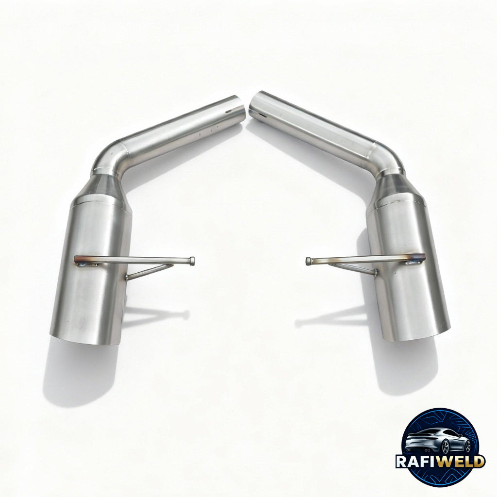 Końcówki wydechu przelotowe Audi A4 / RS4 B8 – 2.0 3.0 TFSI | 3.2 4.2 Fsi | 2.7 3.0 TDI