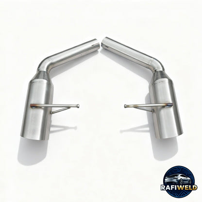 Końcówki wydechu przelotowe Audi A4 / RS4 B8 – 2.0 3.0 TFSI | 3.2 4.2 Fsi | 2.7 3.0 TDI