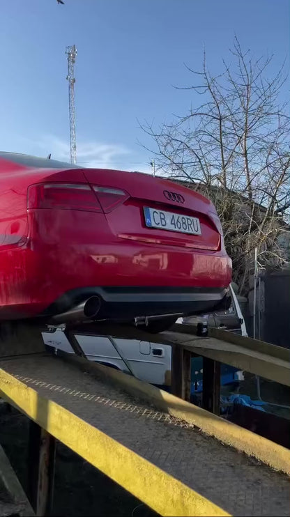 Końcówki wydechu przelotowe Audi A4 / RS4 B8 – 2.0 3.0 TFSI | 3.2 4.2 Fsi | 2.7 3.0 TDI